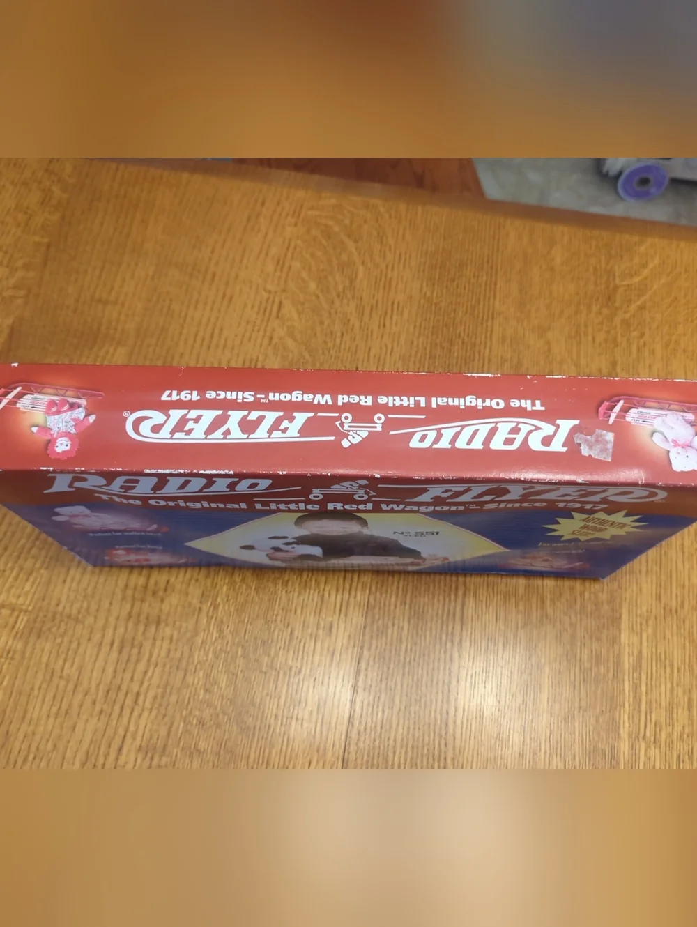 Radio Flyer The Original Wooden Toy Sled - Model #551- Decoration, Dolls, Gifts